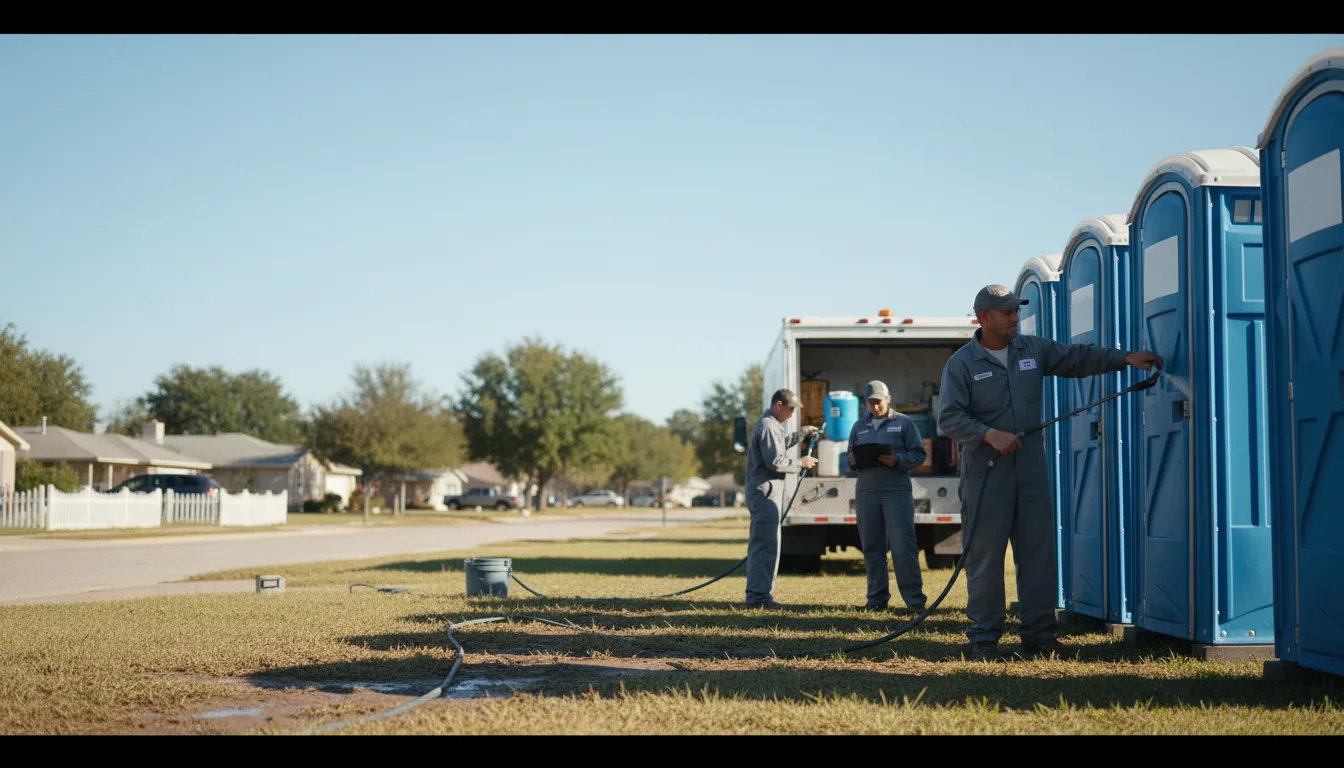 Long-Term Portable Toilet Rental in Cleveland, ND near me